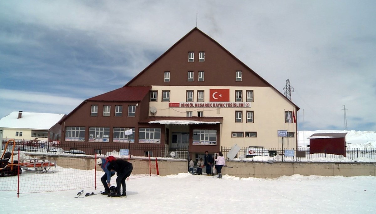 Hesarek Kayak Merkezi'nde konaklama ve telesiyej hizmetleri durduruldu