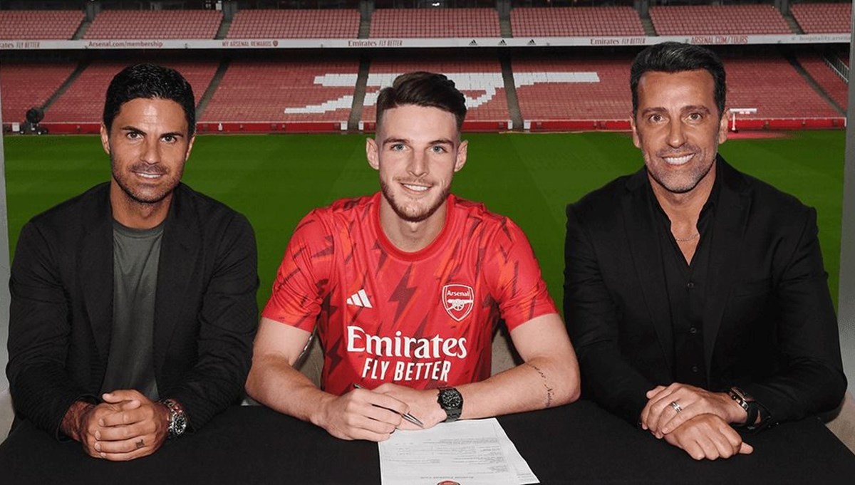 Arsenal'dan Premier Lig rekoru: Declan Rice transferini duyurdu