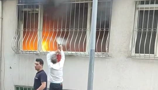 Şişli'de yangın