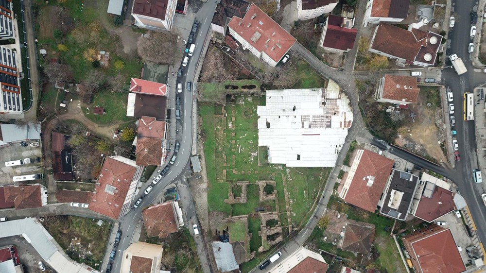 Sancaktepe'deki 14 yüzyıllık Damatrys Sarayı'nda restorasyon çalışmaları devam ediyor - 4