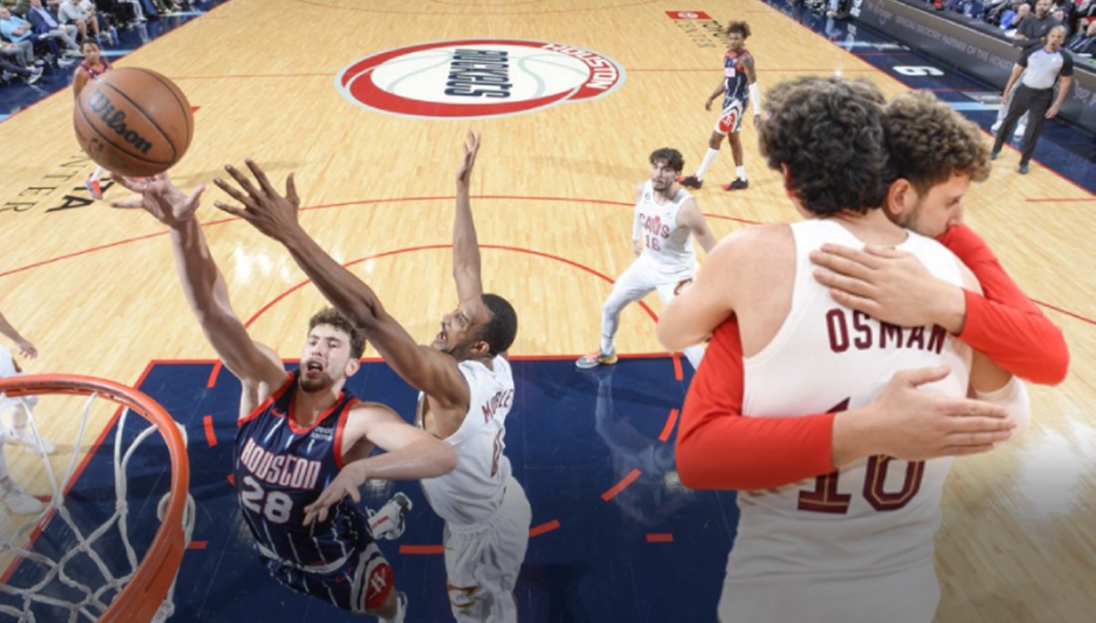 NBA'de Cedi Osman ile Alperen Şengün karşı karşıya geldi: Houston Rockets 95-Cavaliers 113