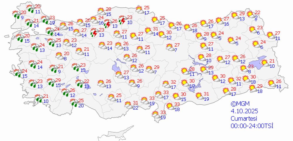 Hava sıcaklığı düşmeye devam edecek: Doğu Karadeniz için kuvvetli yağış uyarısı - 9