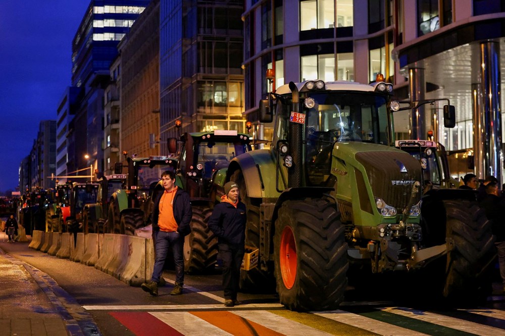 Çiftçilerin öfkesi büyüyor: Avrupa Birliği'nin başkenti kilitlendi - 9
