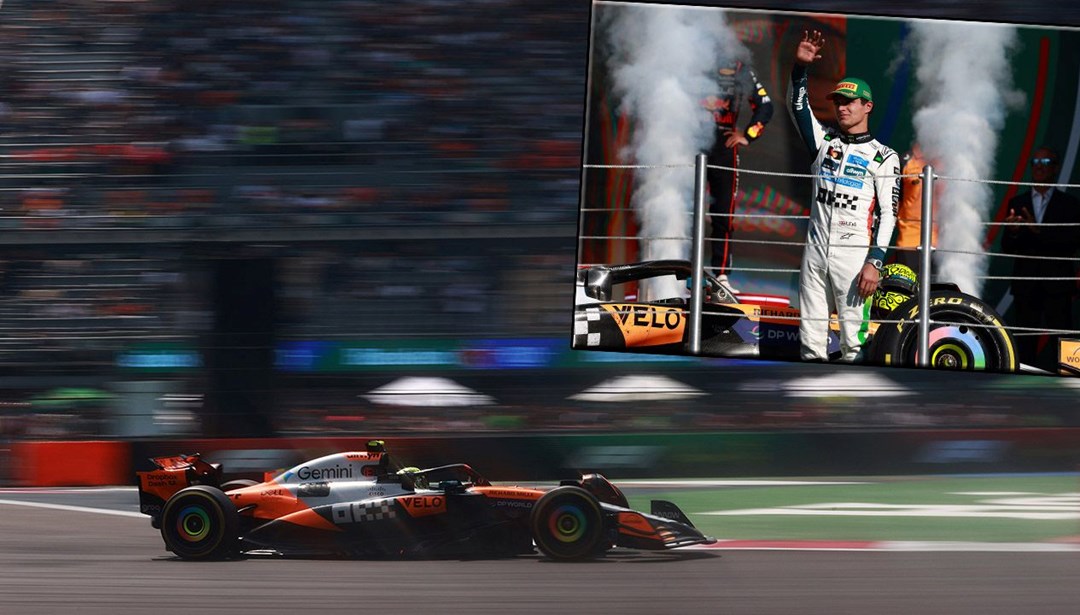 F1 Meksika Grand Prix'inde zafer Lando Norris'in