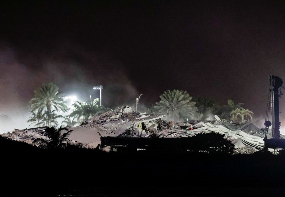 The rest of the collapsed building in Miami was demolished - 6