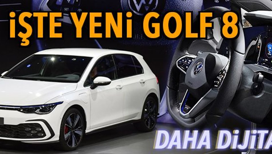 volkswagen golf 8 tanitildi iste golf