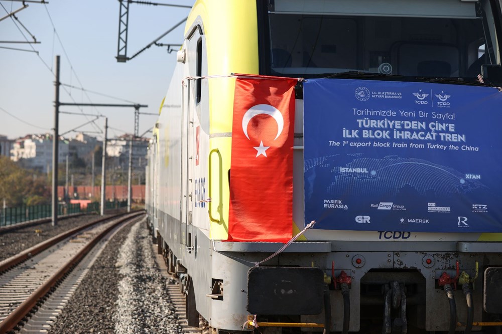 Türkiye'den Çin'e gidecek ilk ihracat treni İstanbul'dan uğurlandı - 14