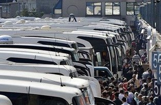 sehirler arasi otobus yolcusu 2020 de