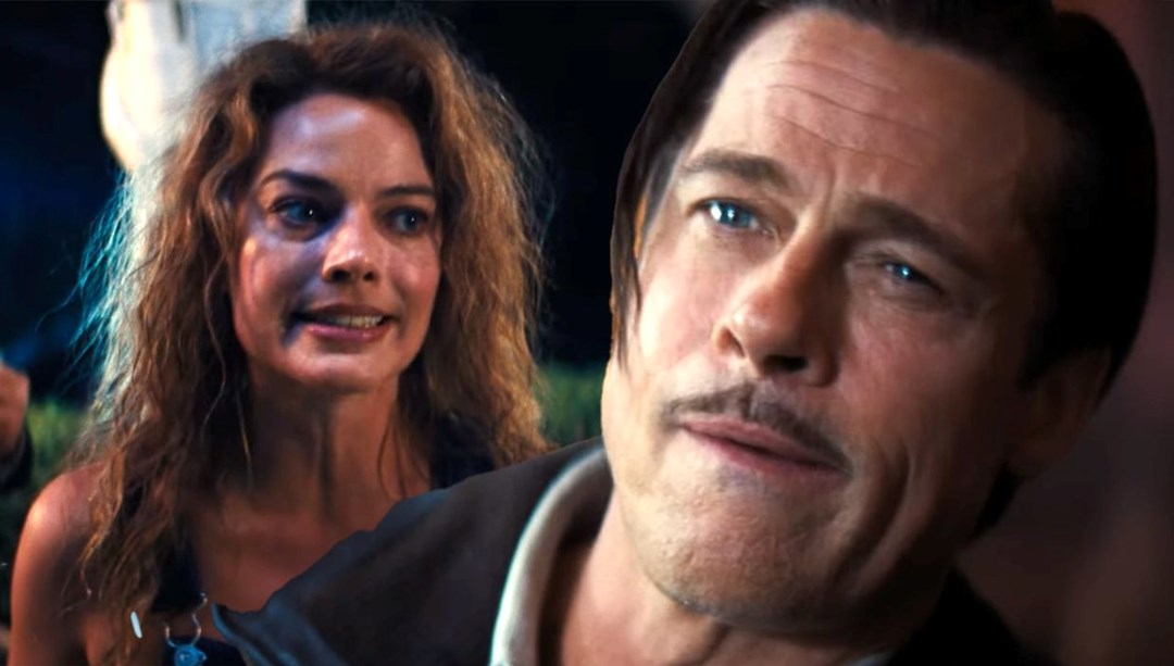 Margot Robbie ve Brad Pitt'li Babylon'dan yeni tanıtım