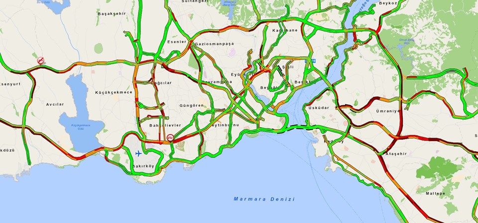 Kısıtlama sonrası İstanbul'da trafik yoğunluğu - 1