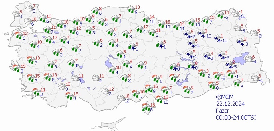 21-22 Aralık hava durumu: Hafta sonu hava nasıl olacak? - 2