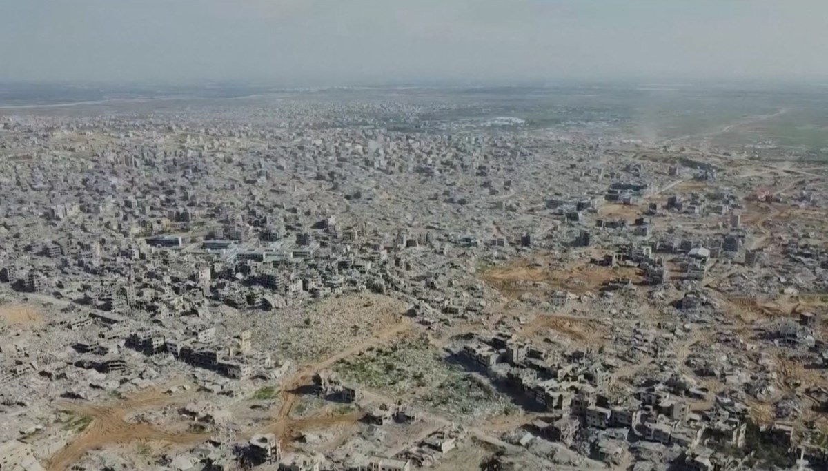 İsrail'den geriye enkaz kaldı! Cibaliye Mülteci Kampı görüntülendi İsrail'den geriye enkaz kaldı! Cibaliye Mülteci Kampı görüntülendi