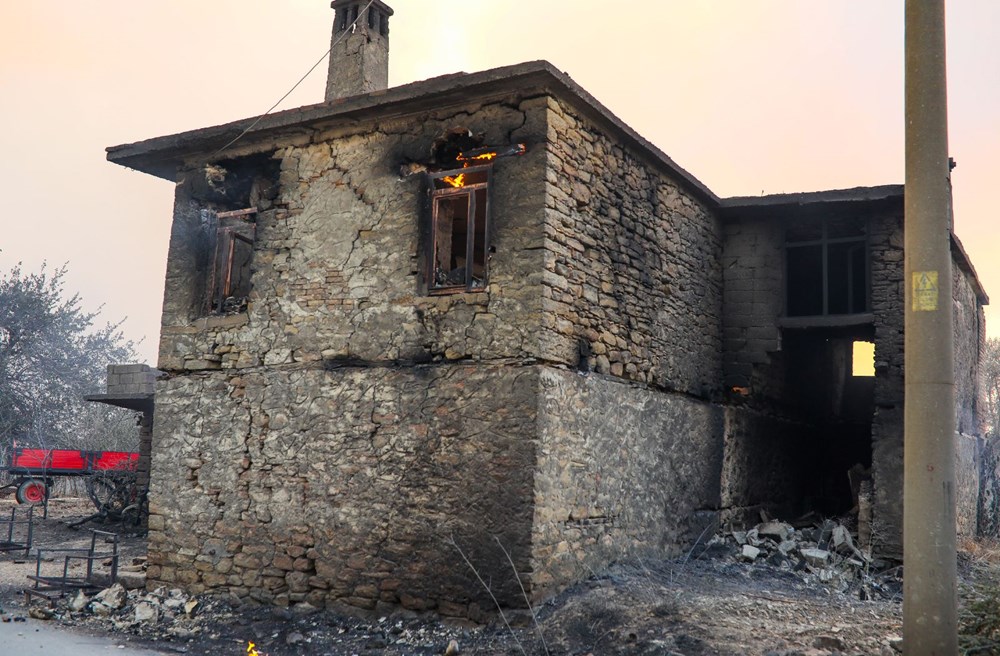 Manavgat'taki yangın evleri kül etti - 17