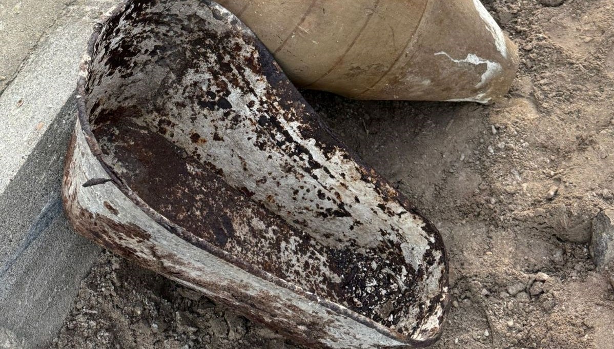 Yol çalışması sırasında bulundu: Belediye ekipleri hemen harekete geçti