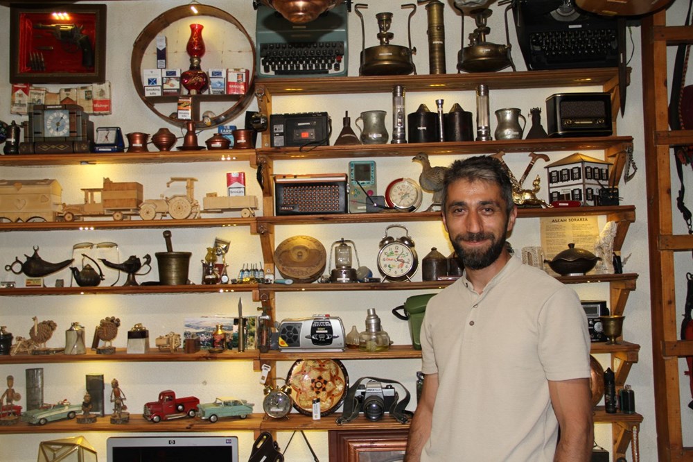 Babasından kalan dükkanı müzeye dönüştürdü: Eşyalarla hatıralarını pekiştiriyor - 1