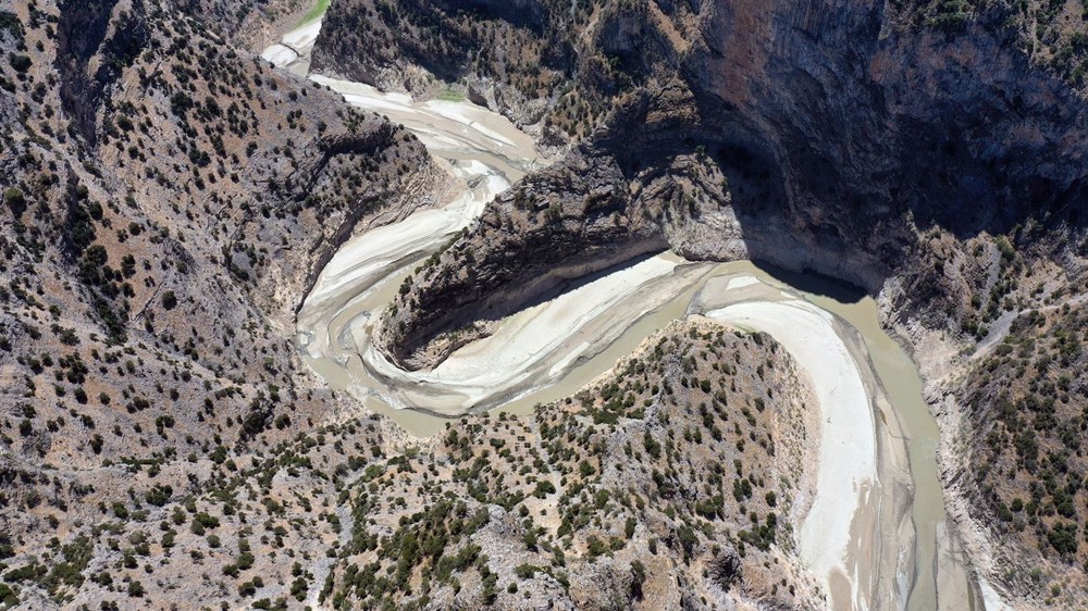 Arapapıştı Kanyonu'ndaki sular çekildi - 3