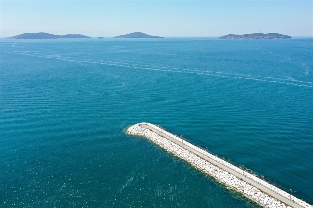 Caddebostan Sahili'ndeki müsilaj temizlendi - 6