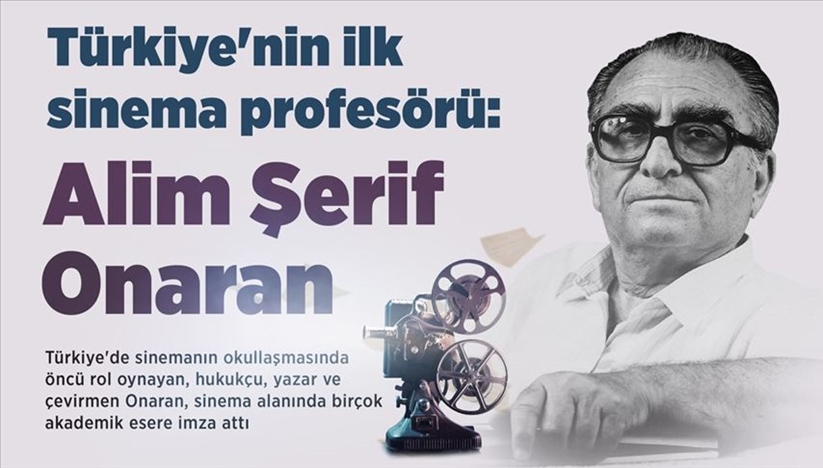 Türkiye'nin ilk sinema profesörü: Alim Şerif Onaran
