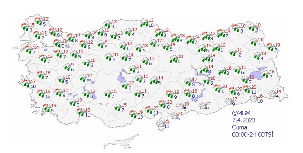 41 ile uyarı: Fırtına, toz taşınımı, kuvvetli yağış (Bu hafta hava nasıl olacak?) - 9