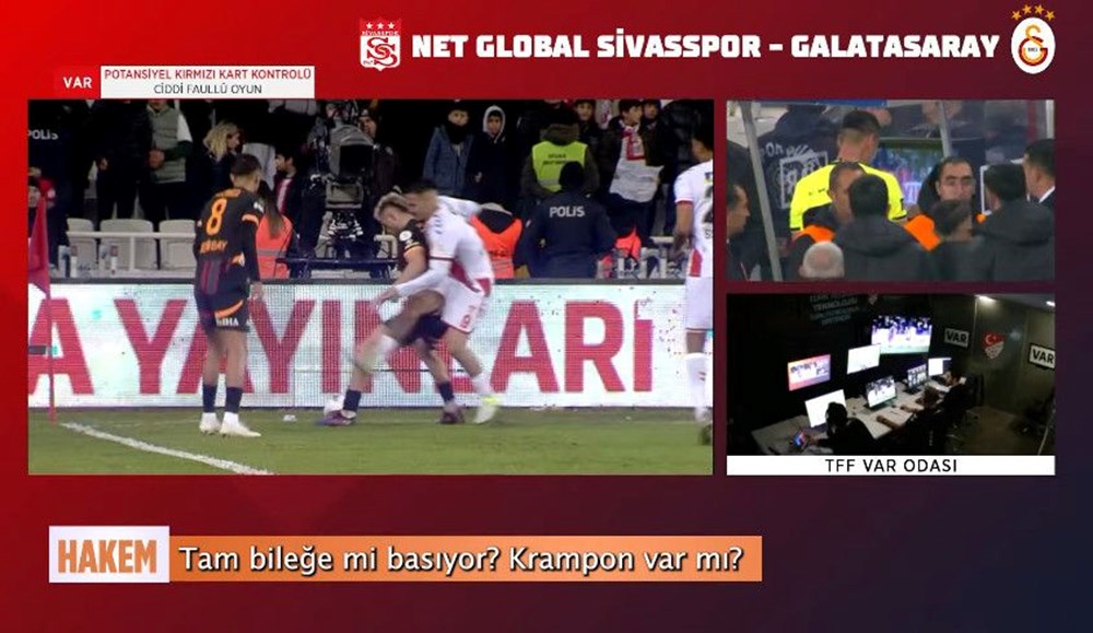 Süper Lig VAR kayıtları açıklandı:  Sivasspor - Galatasaray maçında ne konuşuldu? - 3