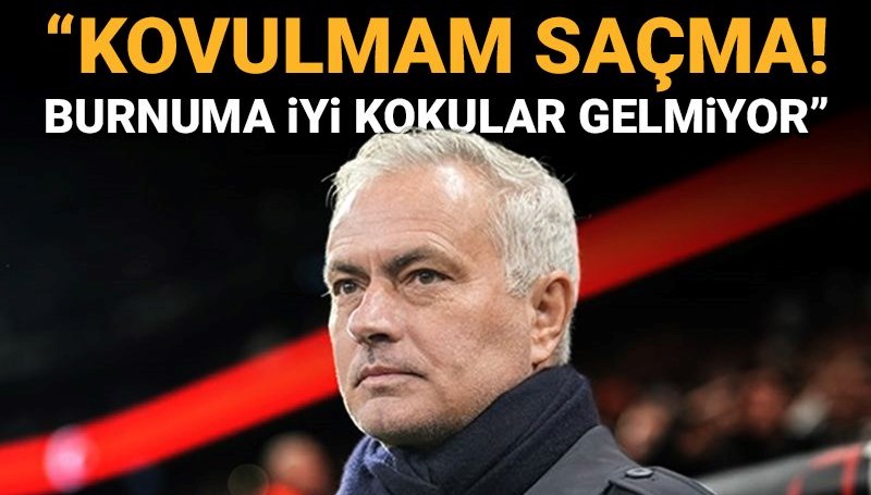 Jose Mourinho'dan ağır tepki