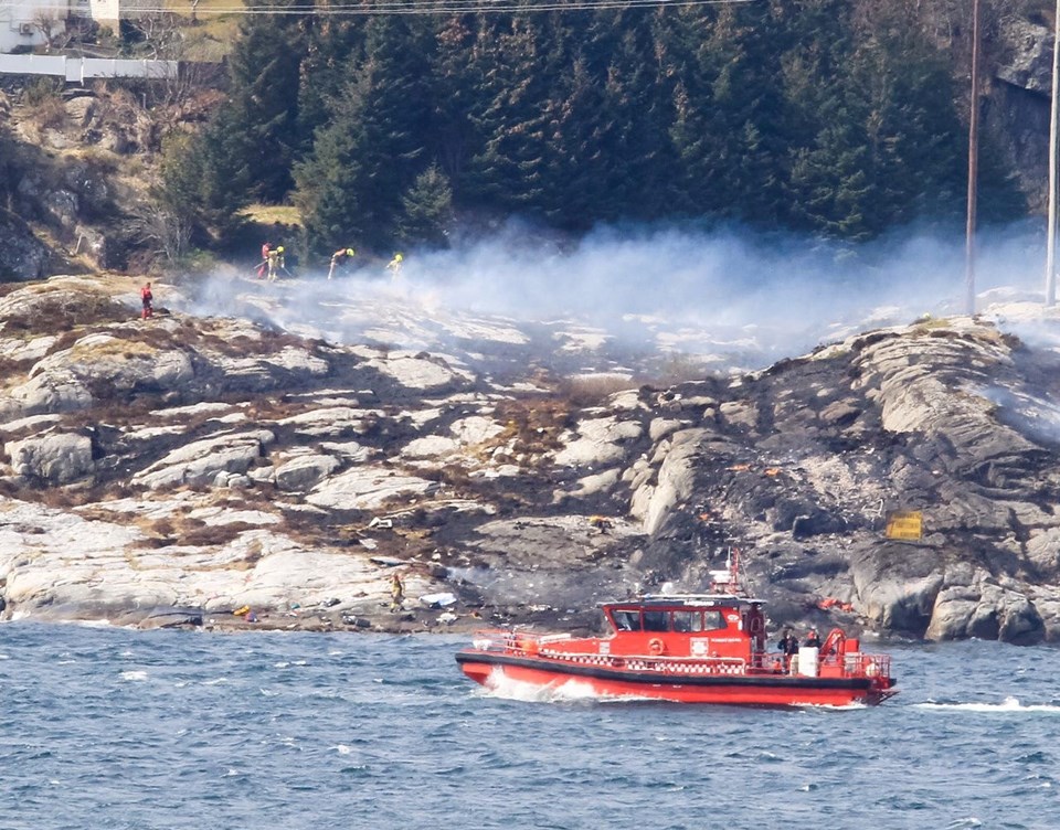 Norveç'te helikopter düştü: 11 ölü - 1