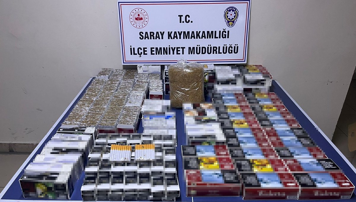 Tekirdağ'da 132 bin makaron ele geçirildi Tekirdağ'da 132 bin makaron ele geçirildi