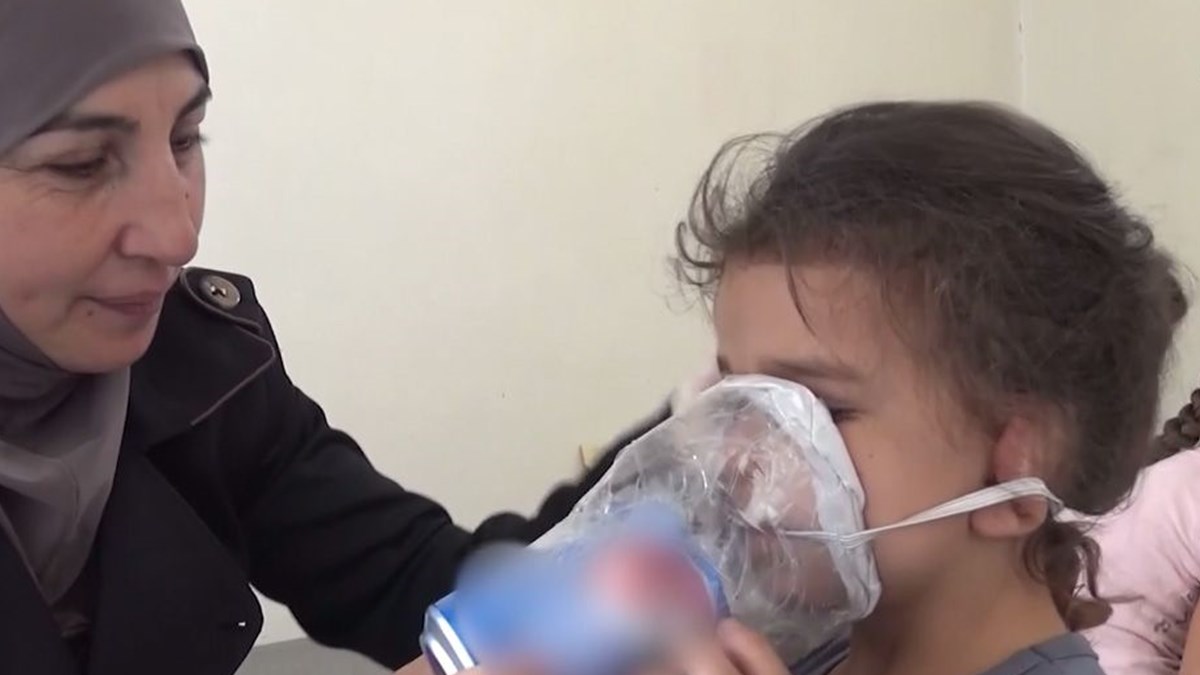 Idlibli Anne Cocuklari Icin Gaz Maskesi Uretti Ntv