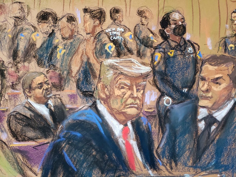 Tarihi dava: Eski ABD Başkanı Donald Trump hakim karşısına çıktı - 9