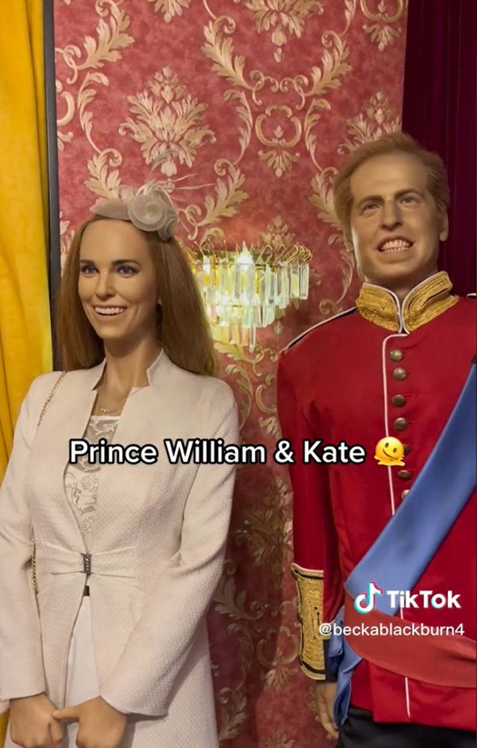 Prens William ve Kate Middleton'ın balmumu heykelleri korkutuyor - 2
