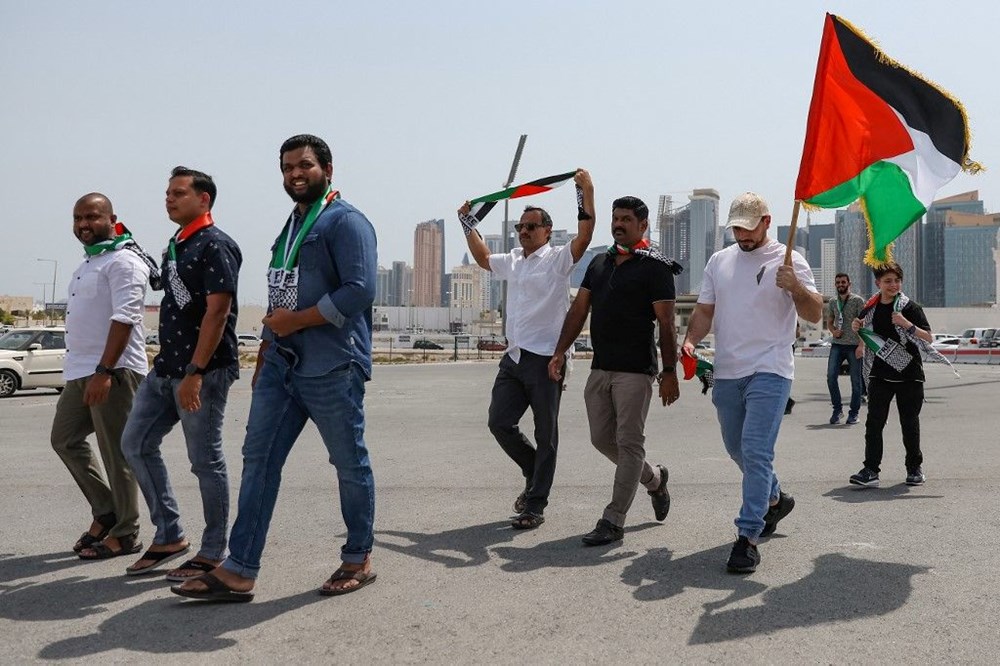 Hamas lideri İsmail Haniye Katar'da son yolculuğuna uğurlandı - 7