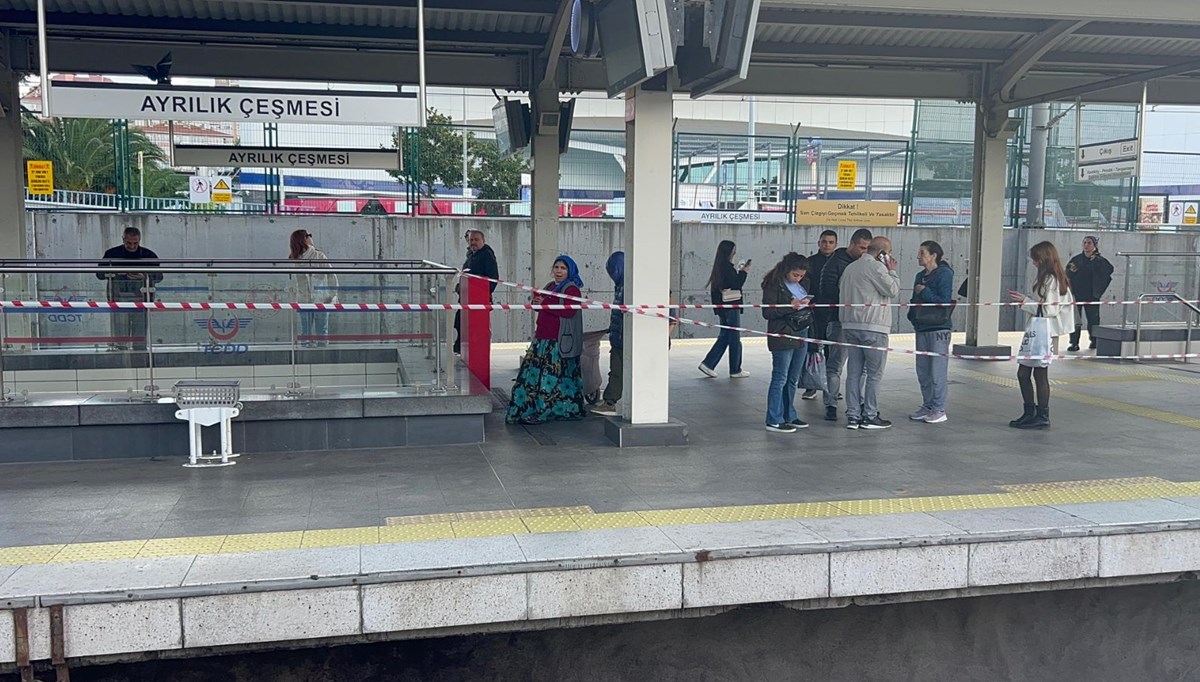 Marmaray raylarına atlayan kişi hayatını kaybetti