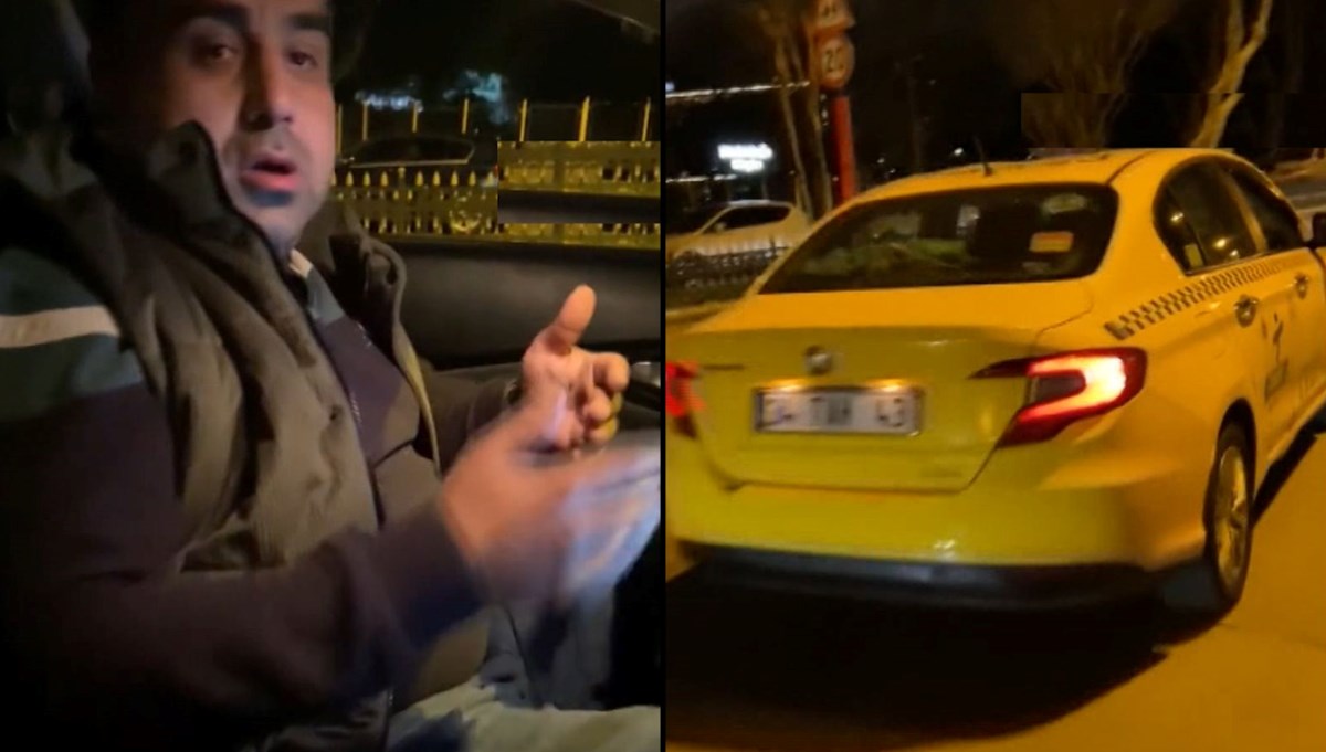 Yolcuya ‘‘Gel sen sür’’ diyen taksiciye ceza