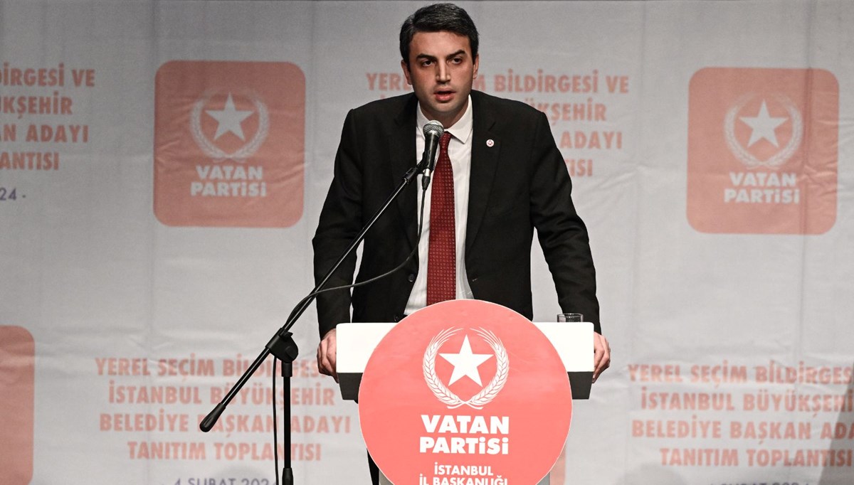 Vatan Partisi İstanbul Büyükşehir Belediye Başkan adayı İbrahim Okan Özkan oldu