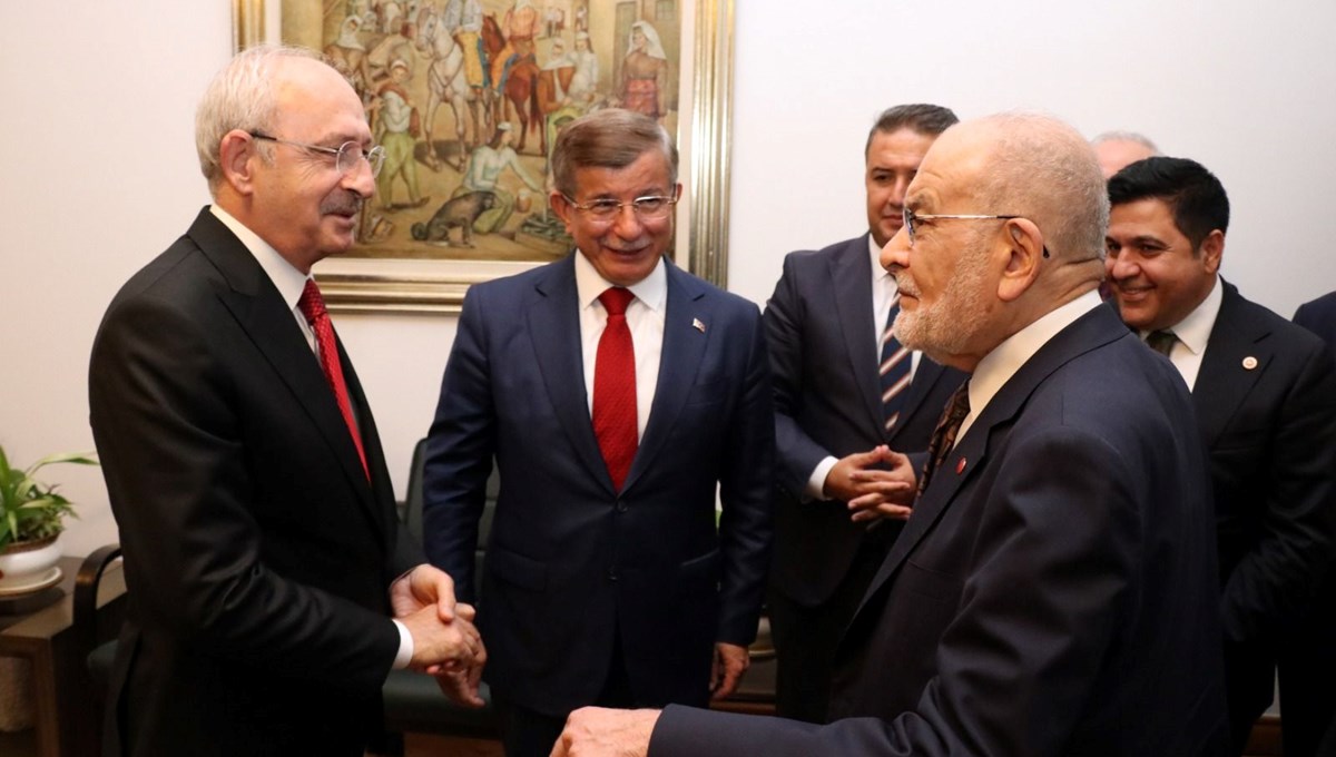 Kılıçdaroğlu, Karamollaoğlu ve Davutoğlu ile görüştü Kılıçdaroğlu, Karamollaoğlu ve Davutoğlu ile görüştü