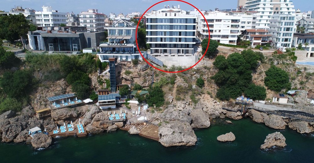 Falezlerde denize sıfır bina için yıkım kararı - 6