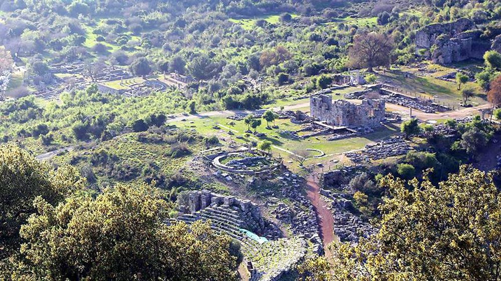 Görkemli kaya mezarları ile Kaunos Antik Kenti'nde 3 bin yıl öncesine yolculuk - 1