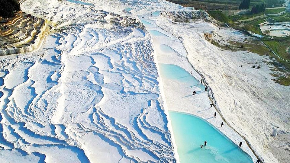 'Beyaz cennet' Pamukkale'de hedef 3 milyon turist - 1