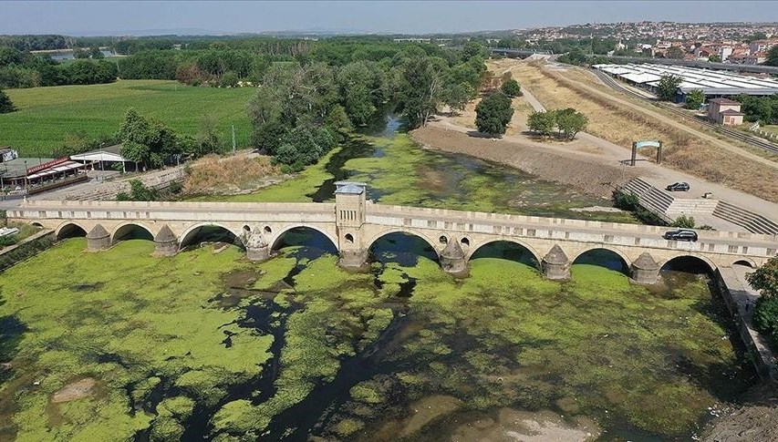 Su akışı durmuştu: Tunca Nehri ve havzasında su biriktirilecek