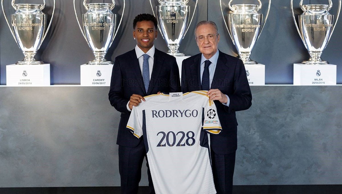 Real Madrid, Rodrygo'nun sözleşmesini uzattı Real Madrid, Rodrygo'nun sözleşmesini uzattı