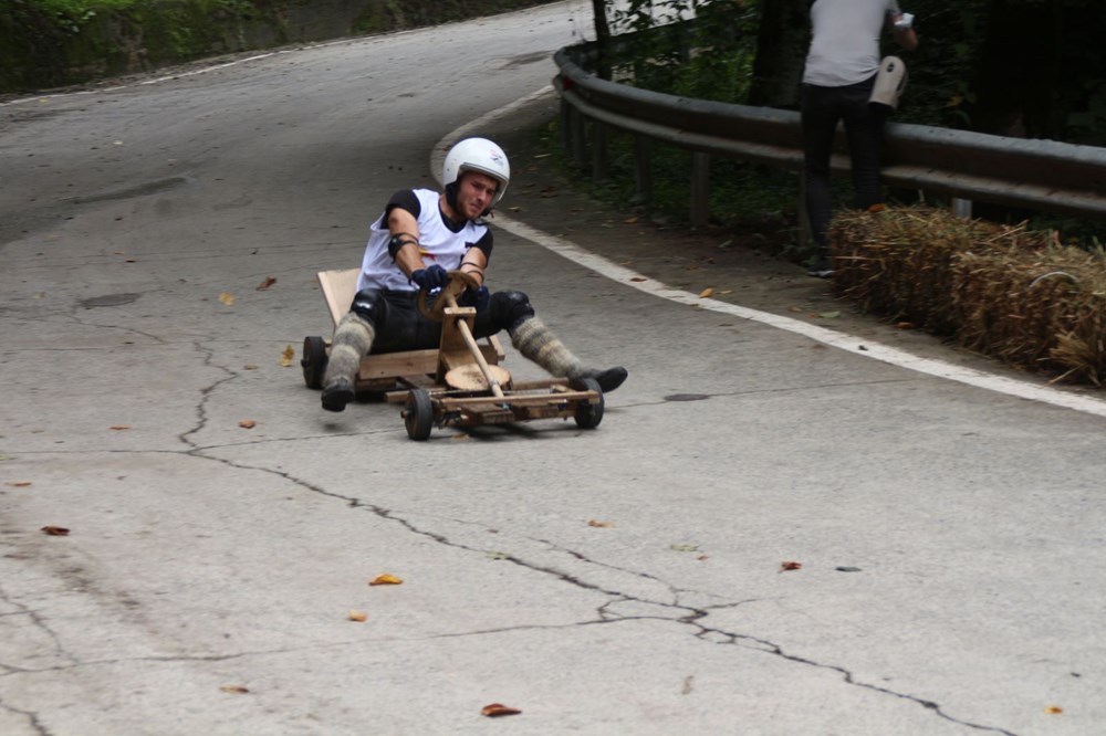 Rize'de 'formulaz' tahta araba yarışları heyecanı - 18