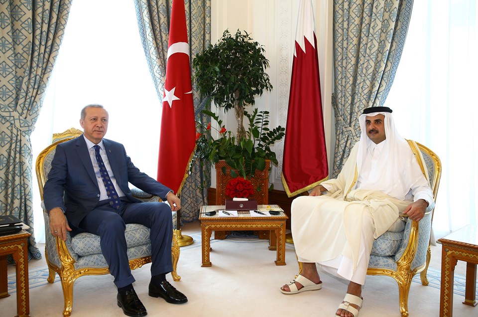 Cumhurbaşkanı Erdoğan'ı Katar Emiri karşıladı - 3
