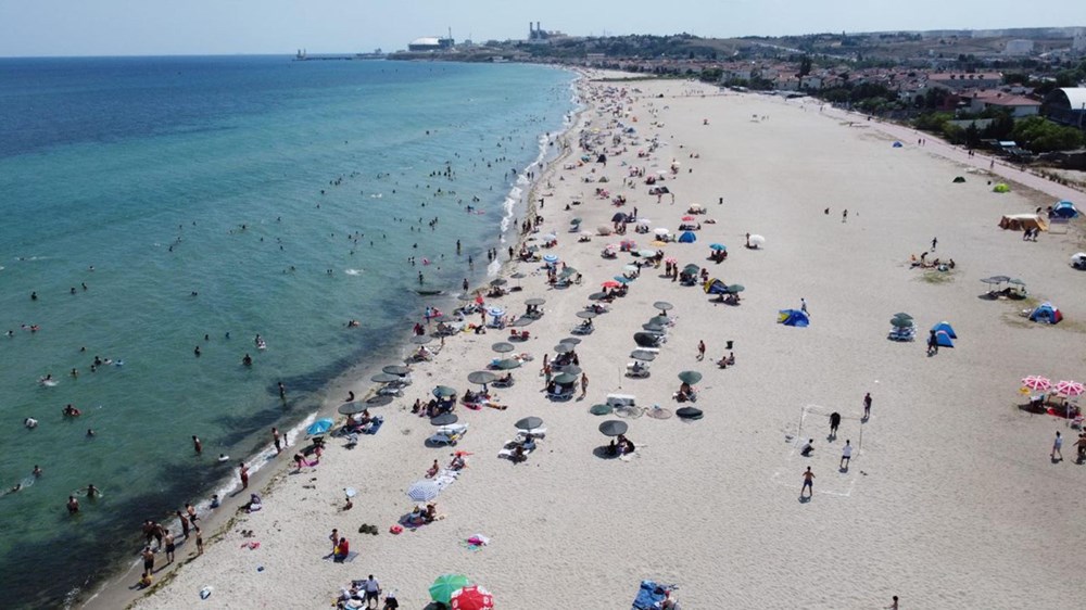 Tekirdağ'ın tatil beldesinde 500 ton çöp toplandı - 11