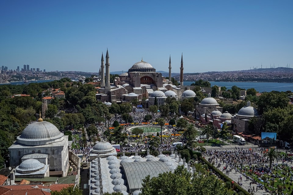 Cumhurbaşkanı Erdoğan, Ayasofya-i Kebir Cami-i Şerifi'nde Kur'an-ı Kerim okudu - 4