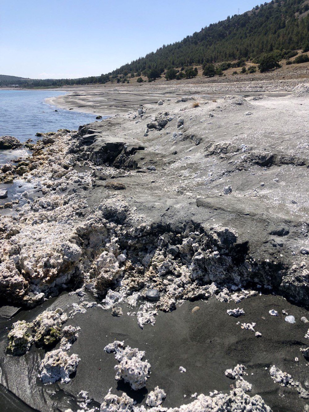 Salda Gölü'nde tehlike çanları çalıyor: Beyaz adacıklar kararıyor - 4