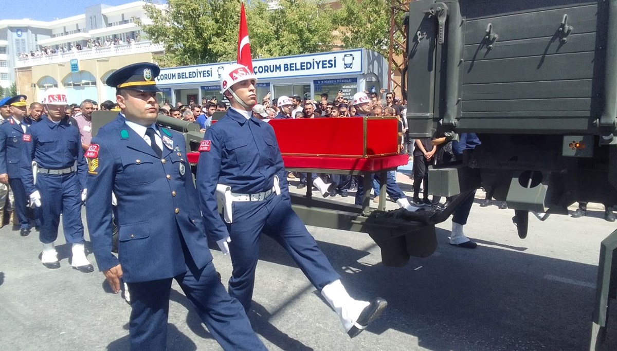 Şehit Astsubay Çalgay, Çorum'da toprağa verildi