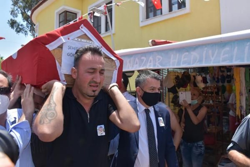 Muğla'da 'orman şehidi' törenle son yolculuğuna uğurlandı - 1