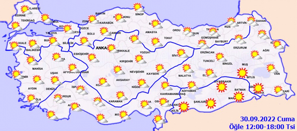 Sıcakların ardından yağmur geliyor! (Hafta sonu hava durumu nasıl olacak) - 3