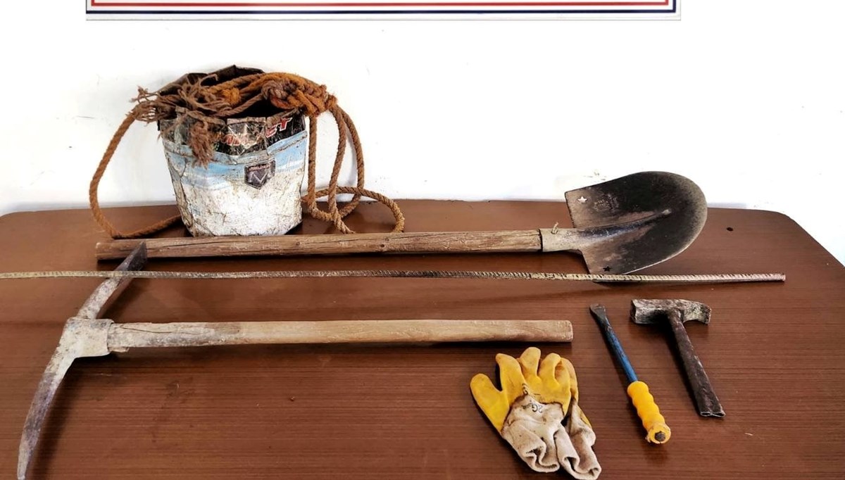 Karabük'te izinsiz kazıya suçüstü