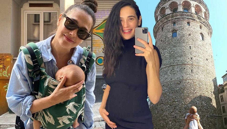 Funda Eryiğit'ten oğlu Civan'la ilk kareler